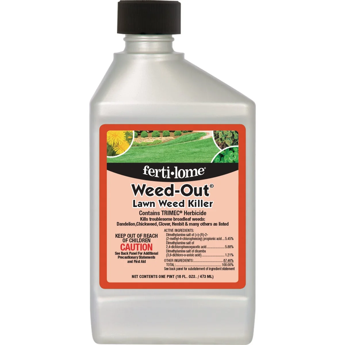 Certified Ferti-lome Weed-Out 16 Oz. Concentrate Lawn Weed Killer Clean
