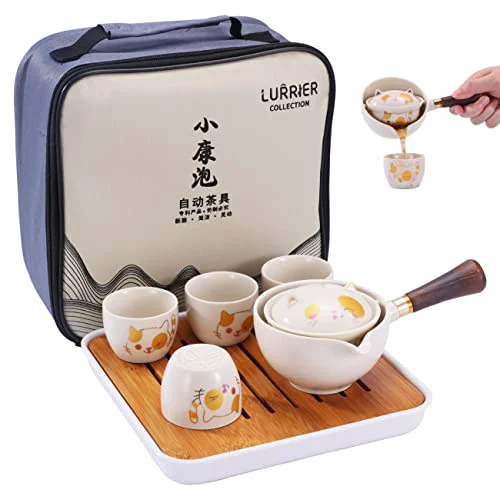 Green Porcelain Chinese Gongfu Tea Set Smooth