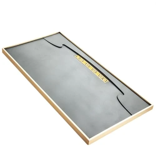 Easy-to-Use Tea Set Natural Ebonite Tea Tray Home Simple Copper Stone Tea Table Size Black Gold Stone Tea Sea Tea Set Tray Chinese Tea Set Genuine