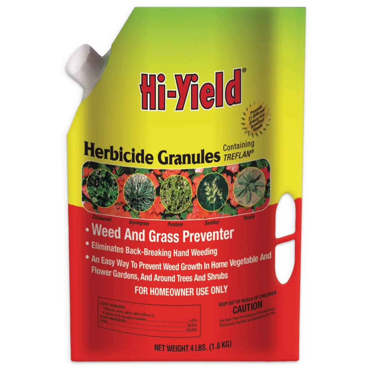 Pure Hi-Yield 4 Lb. Ready To Use Granules Grass Weed Preventer Contemporary