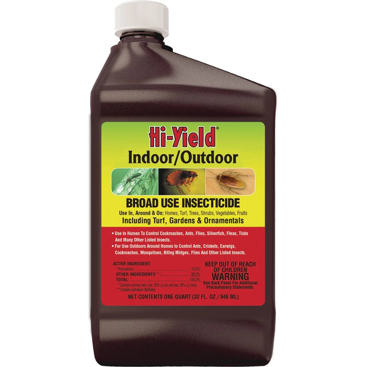 Superior Hi-Yield 32 Oz. Concentrate Indoor Outdoor Broad Use Insect Killer Green