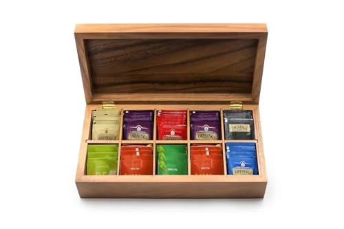 Premium Rectangular Vauxhall Double Tea Box High-End