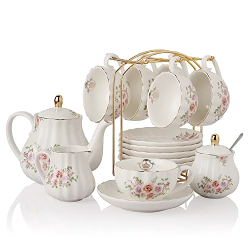 High-End Porcelain Tea Sets British Royal Series Stylish