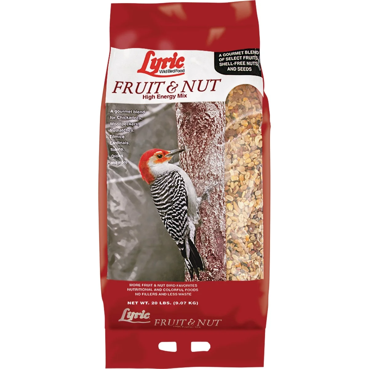 Pure Lyric 20 Lb. Fruit Nut High Energy Wild Bird Mix Fine Crafted