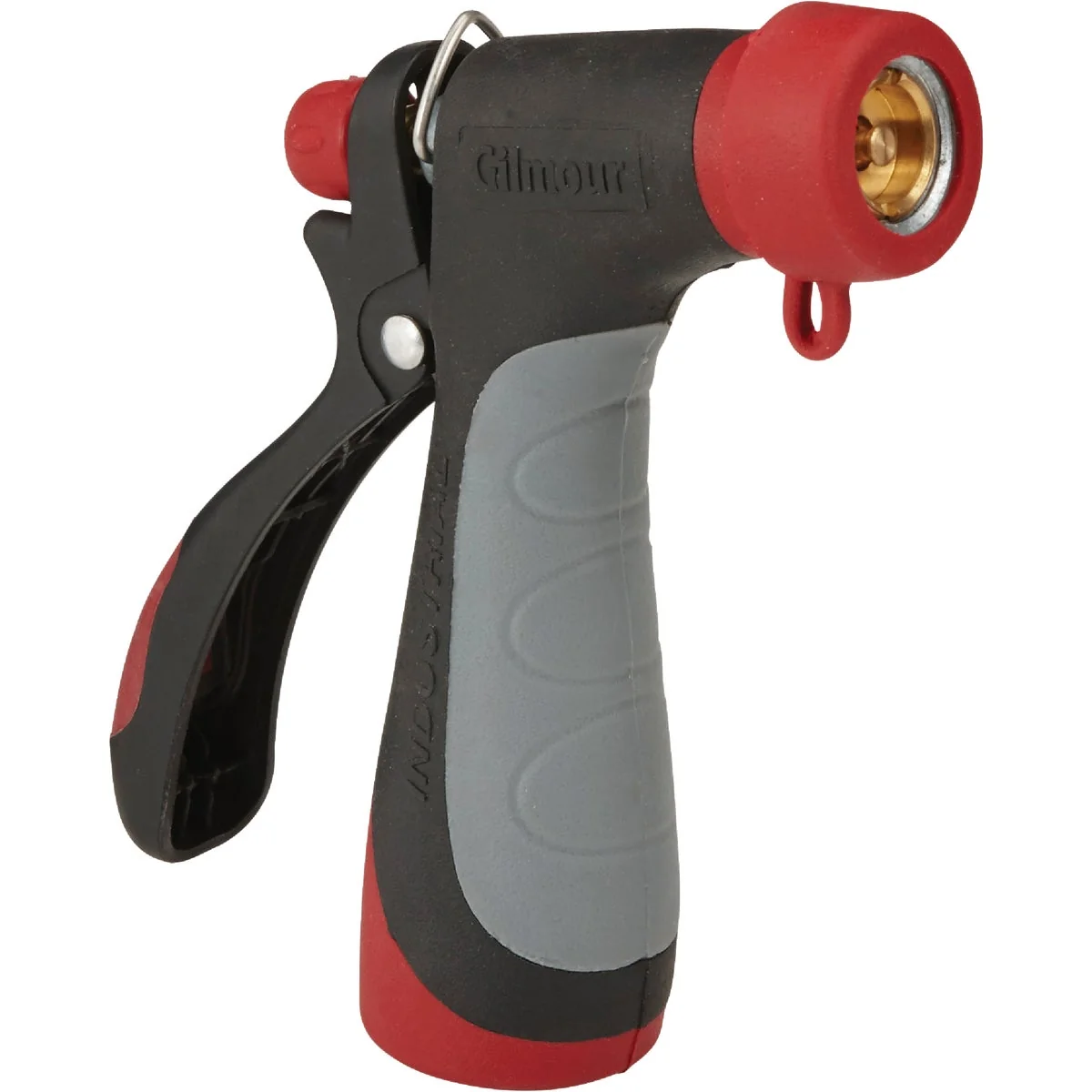 Prestigious Gilmour Pro Metal 160 Degree Hot Water Pistol Nozzle Red Black Excellent