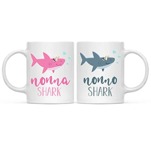 Refined Baby Shark Family 11oz. Coffee Mug Gift Set Top-Quality