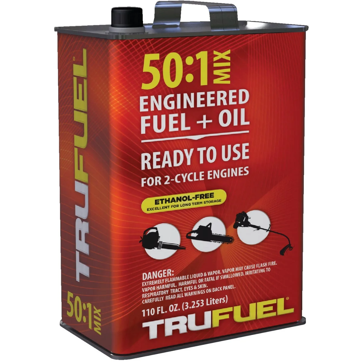 Fine Crafted TruFuel 110 Oz. 50 1 Ethanol- Small Engine Fuel Oil Pre-Mix High-Performance