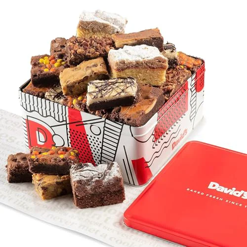 Quality Assorted Brownies Gift Tin 38 Ounce Expertly Made
