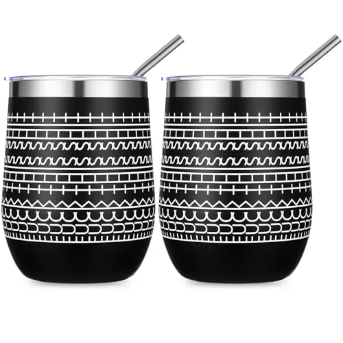 Original Design 2 Pcs 12 oz Funny Message Coffee Mug Birthday White Elephant Gifts Stainless Steel Insulated Tumblers Wine Cup Gag Gift for for Employee Appreciation Coworkers Friends Father 2 Count Fine Crafted