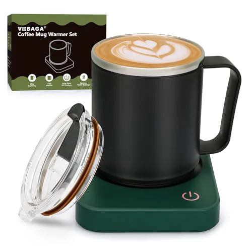 Classic Coffee Mug Warmer Set with Auto Shut Off Easy-to-Use