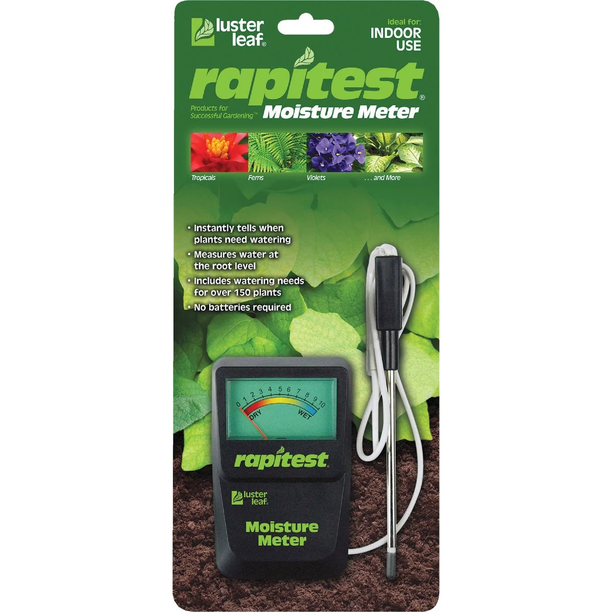 Long-Lasting Rapitest Analog Moisture Meter Responsible