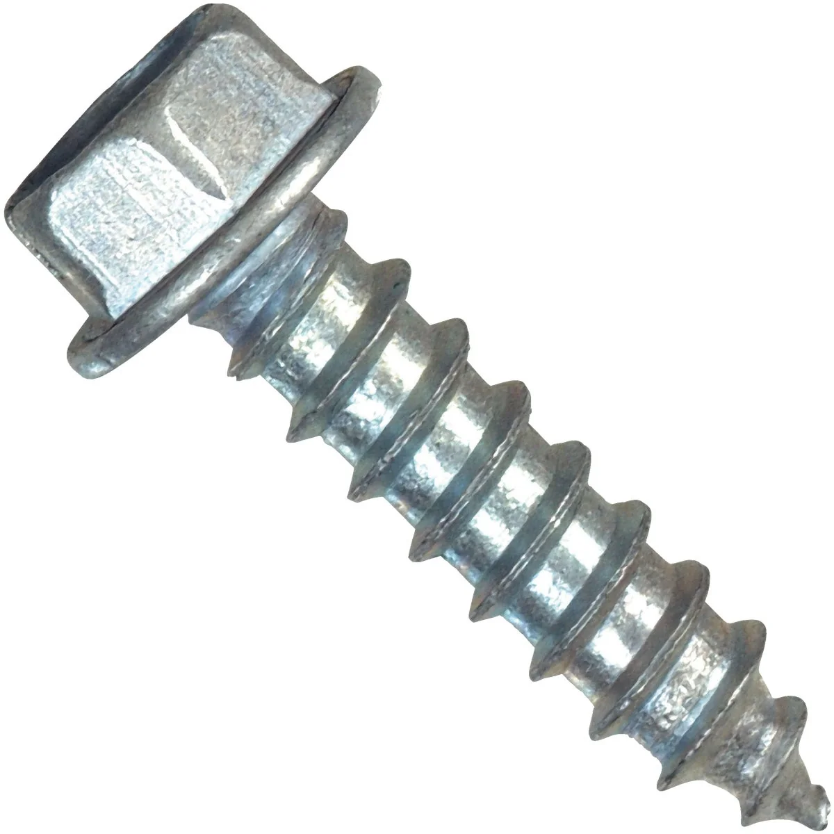 Dependable Hillman 10 x 3 4 In. Slotted Hex Washer Head Zinc Sheet Metal Screw 100 Ct. Fine