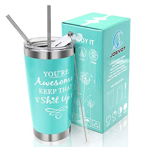 Clean Inspirational Tumbler Cup Birthday Gifts for Women Verified