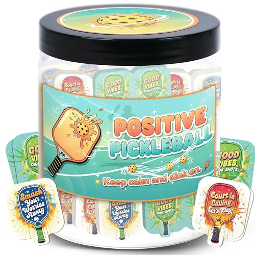 Versatile Positive Pickleball Jar With 60 Affirmation Cards User-Friendly