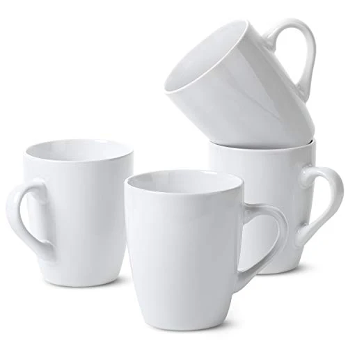 Versatile BTaT Porcelain Coffee Mugs Set 4 Count Breathable