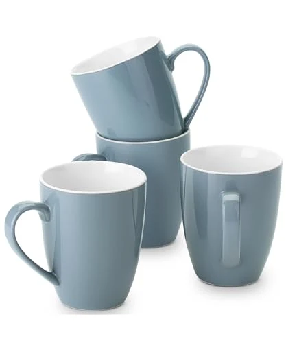 Sustainable BTaT Porcelain Coffee Mugs Set 4 Count User-Friendly