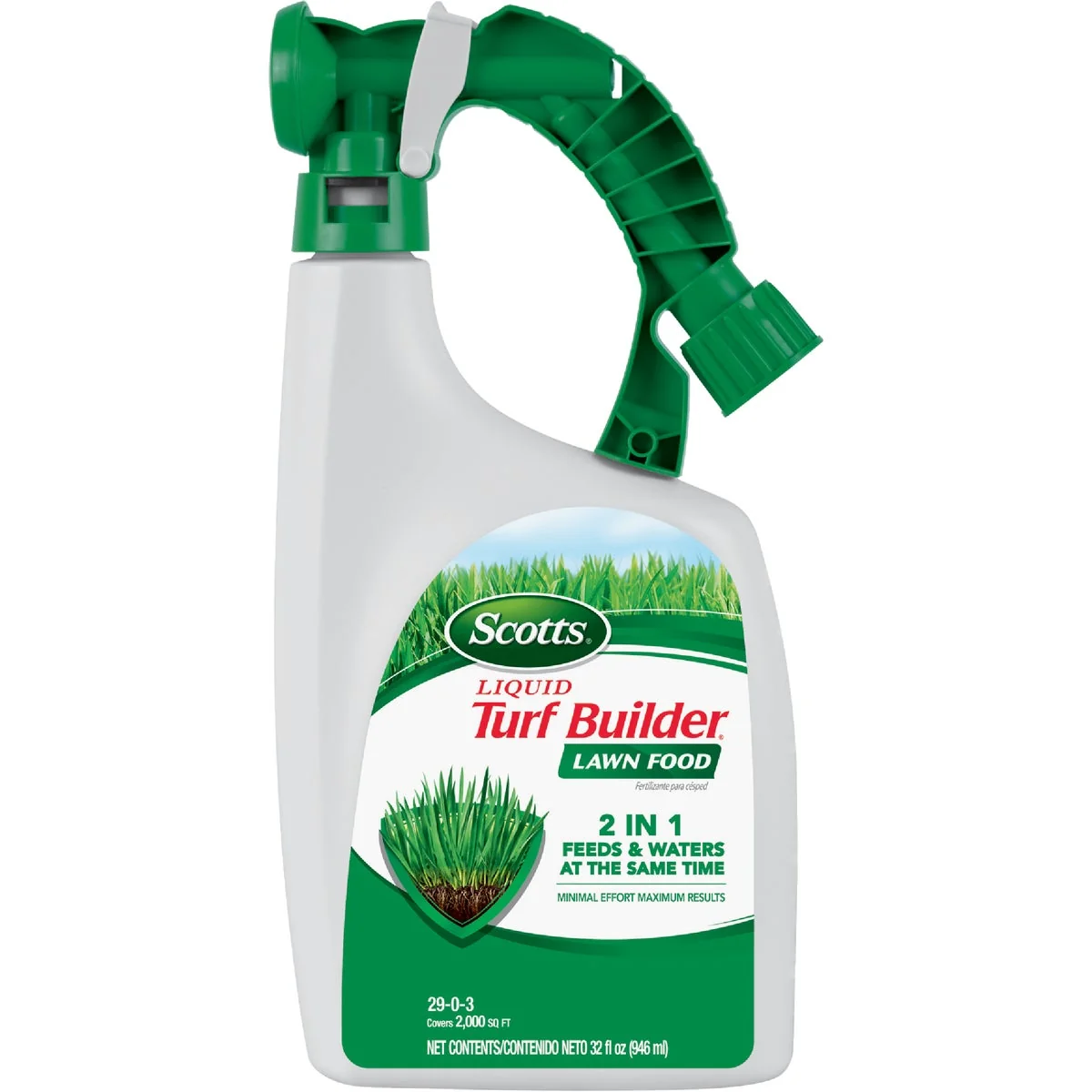 Exclusive Scotts Turf Builder 32 Oz. 2000 Sq. Ft. 29-0-3 Liquid Lawn Fertilizer Eco-Friendly