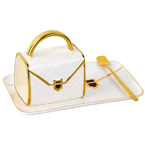 Premium Handbag Coffee Mug and Saucer Spoon Smooth