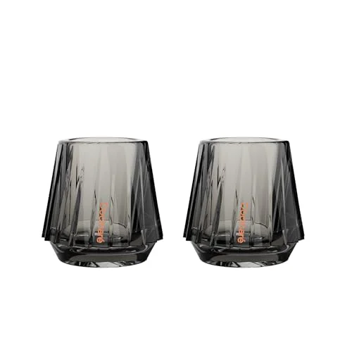 Fashionable KissCup Crystal Espresso Cup Set of 2 Clean