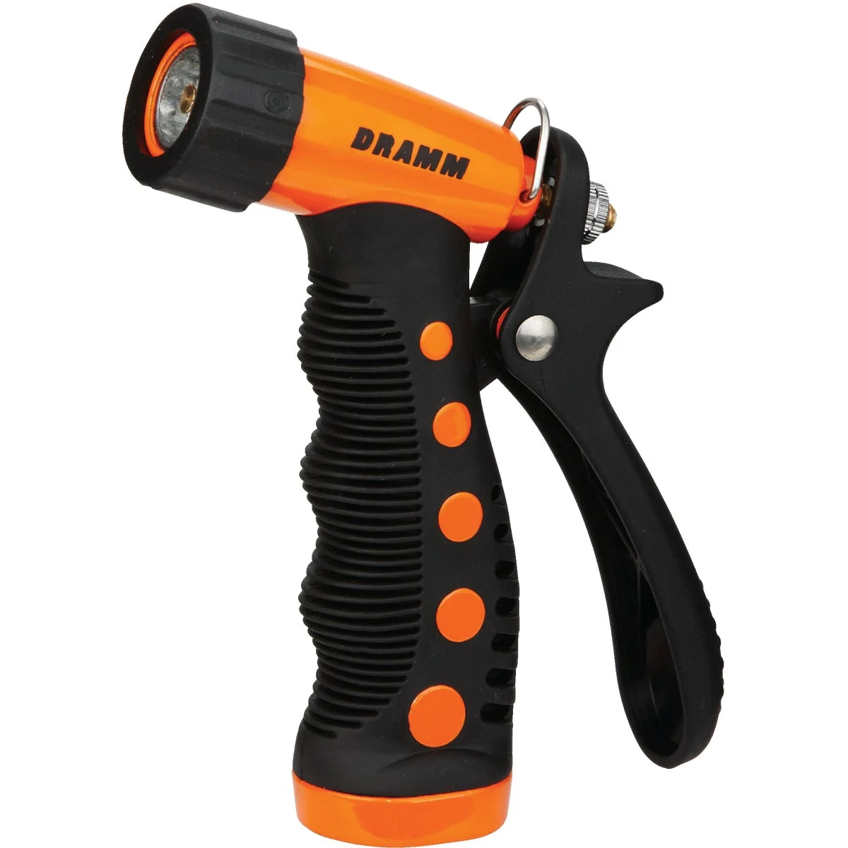 Reliable Dramm Heavy-Duty Metal Pistol Nozzle Orange Proven