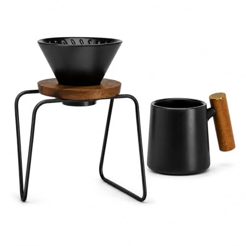 Certified Single Serve Pour Over Coffee Maker Set 2 Count Proven