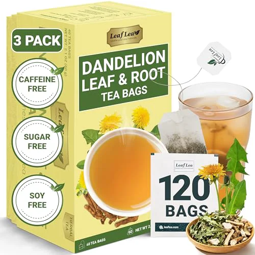 Innovative Dandelion Root Leaf Tea Bags 120 Count Eco-Friendly