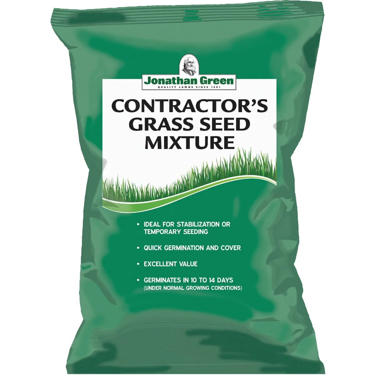 Breathable Jonathan Green 25 Lb. 3250 Sq. Ft. Coverage Sun Moderate Shade Grass Seed Durable