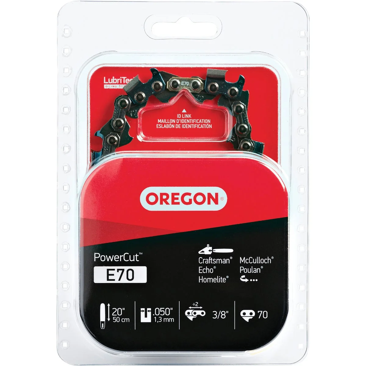 Natural Oregon PowerCut E70 20 In. Chainsaw Chain Solid