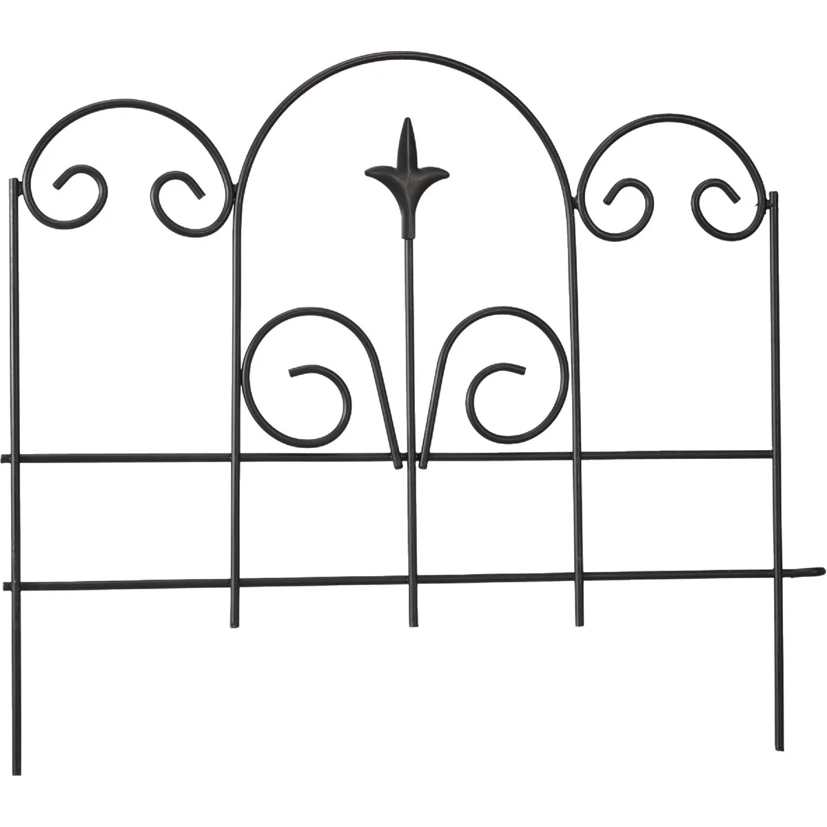 Next-Generation Panacea 16 In. H x 18 In. L Metal Decorative Border Fence Durable
