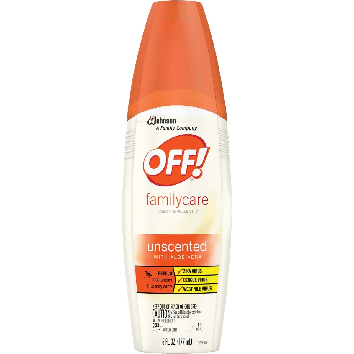 Reusable Off Family Care 6 Oz. Insect Repellent Pump Spray Secure