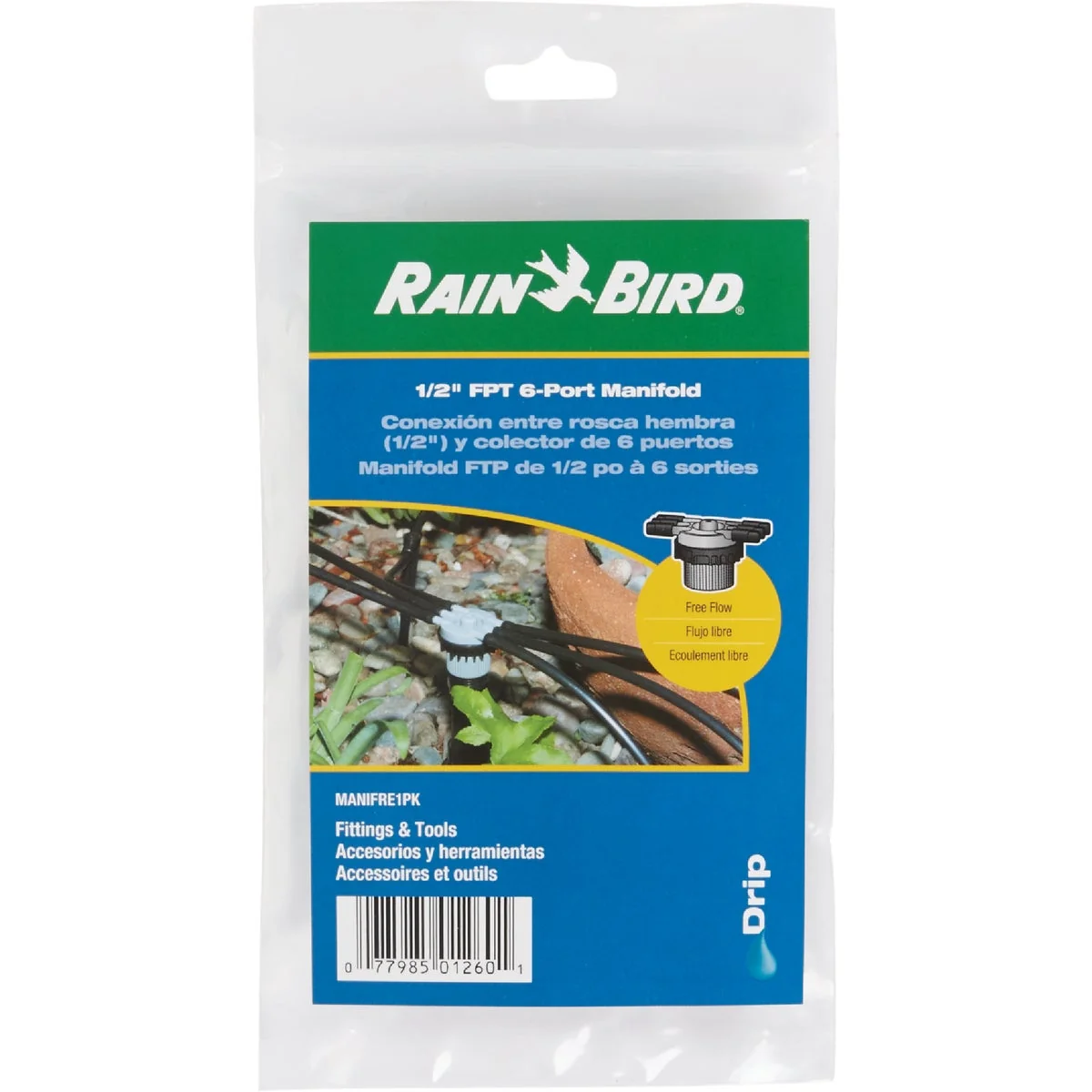 Modern Rain Bird 6-Port Flow Manifold Convenient