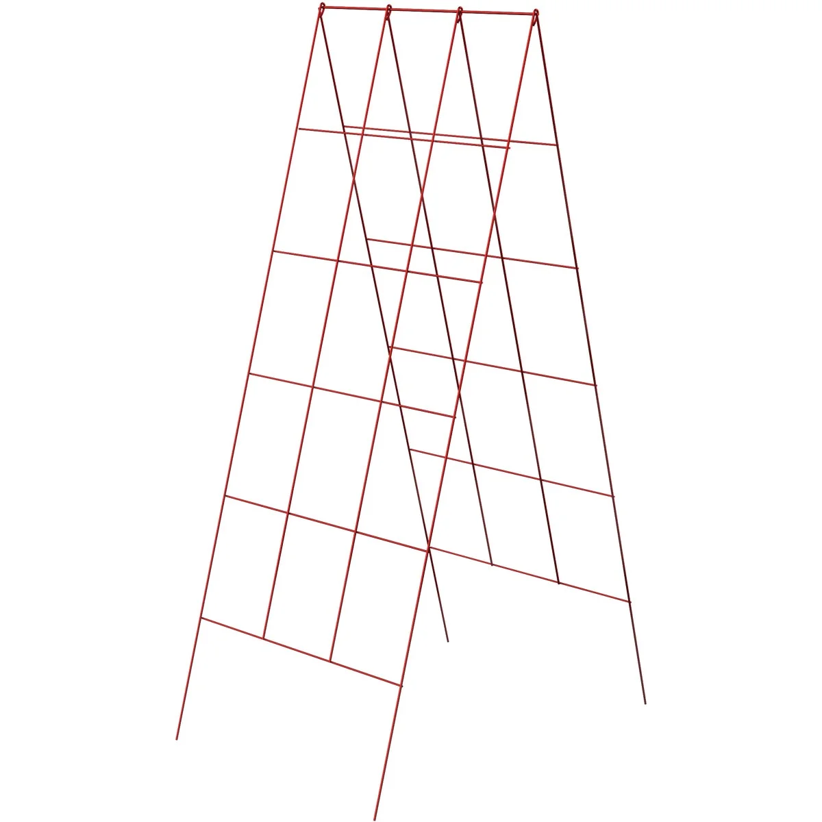 Trendy Panacea 48 In. H. Red Heavy-Duty Wire A-Frame Plant Support Effective