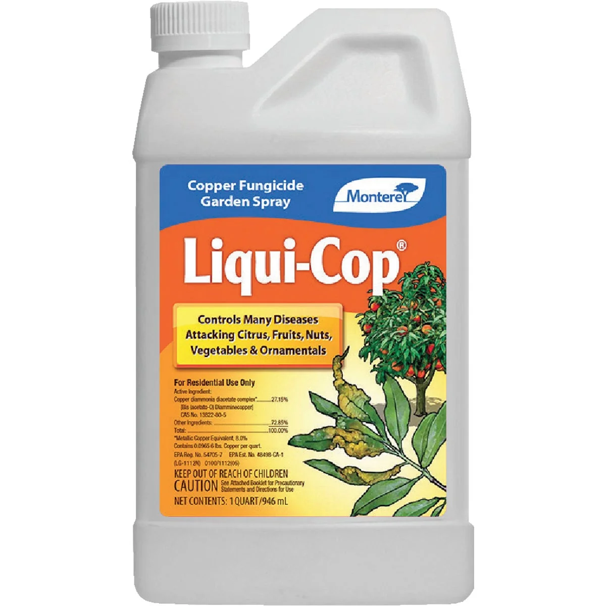 First-Class Monterey Liqui-Cop 1 Qt. Liquid Concentrate Fungicide Convenient