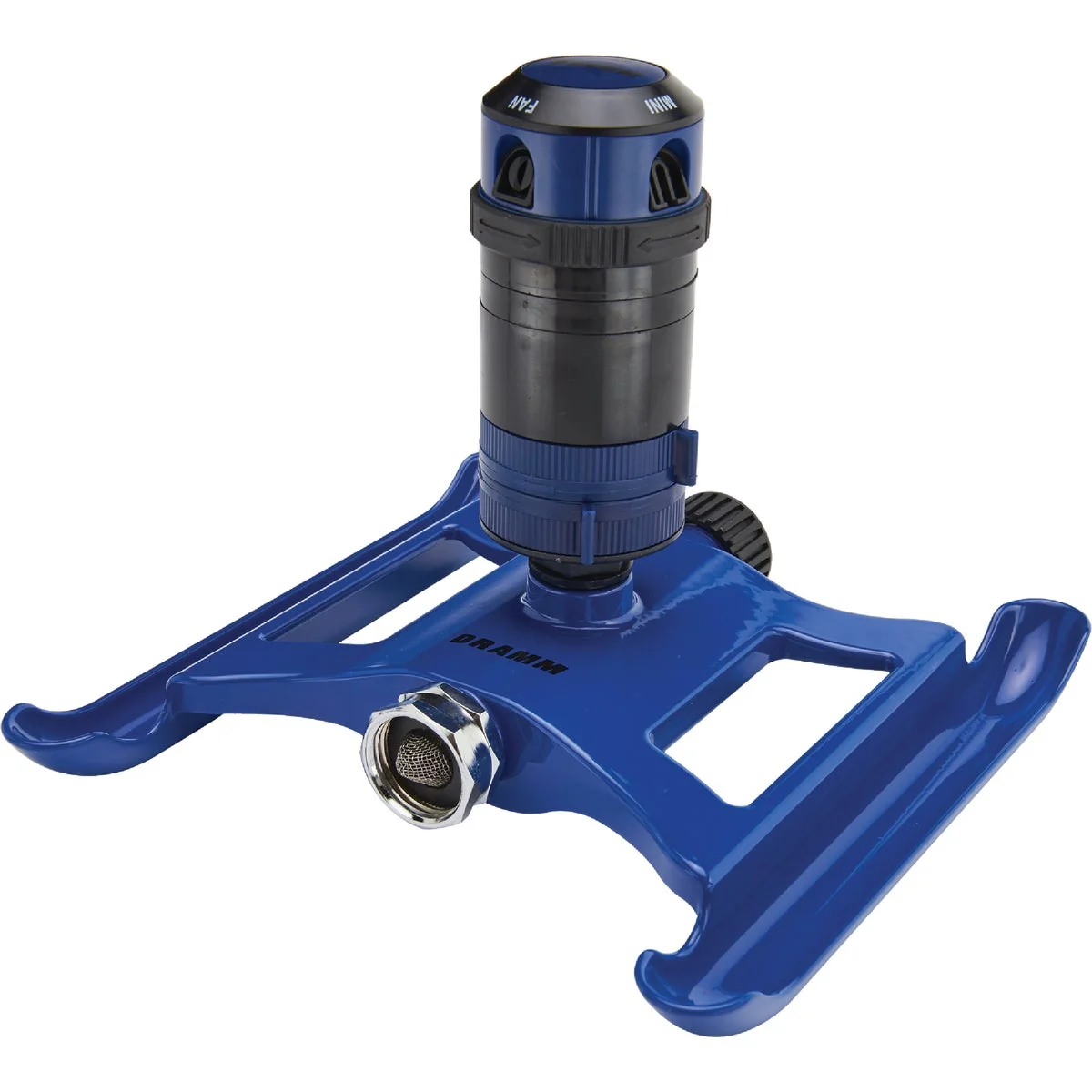 Fashionable Dramm Metal Adjustable Blue Gear Drive Sprinkler Solid