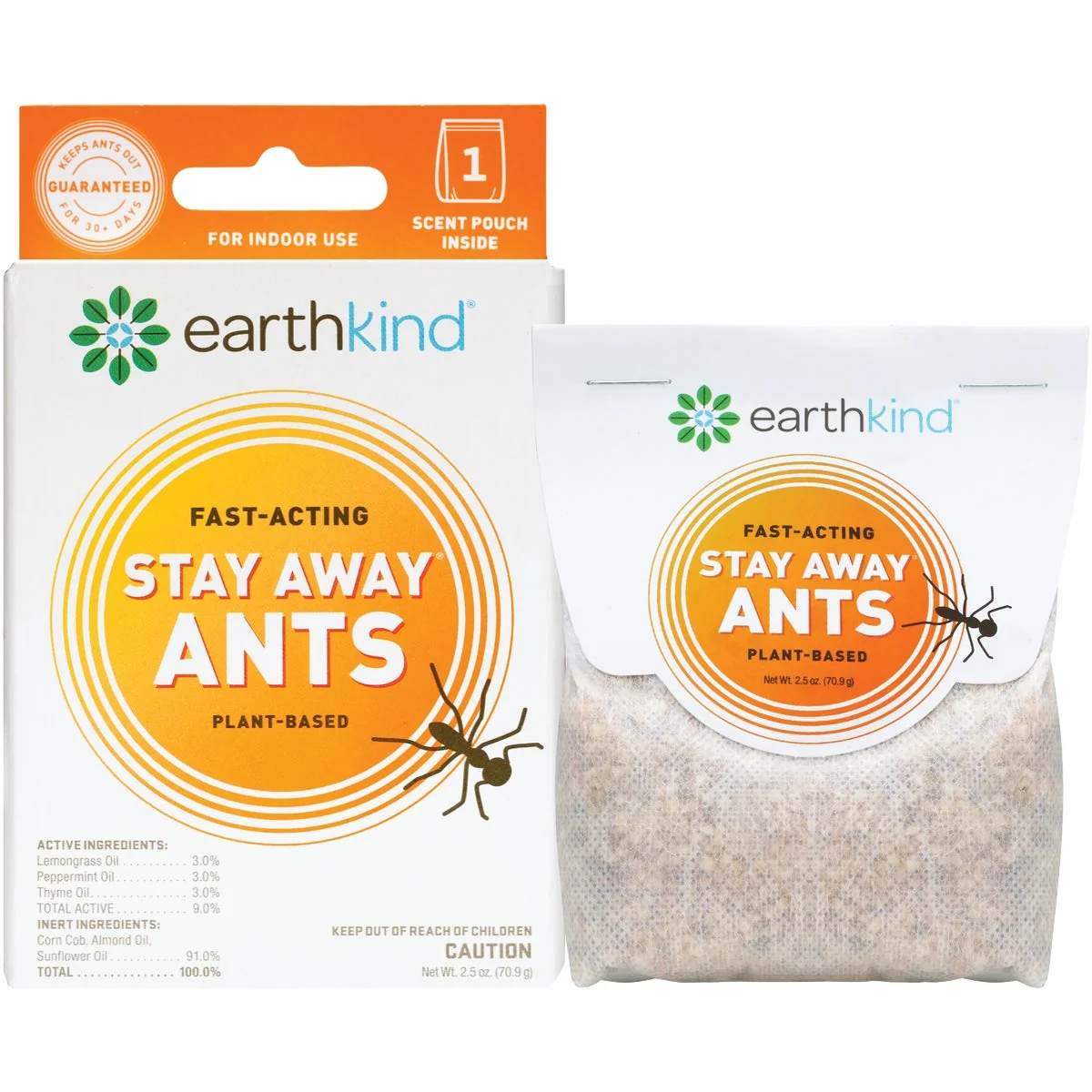 Exceptional Earth Kind Stay Away 30 to 60-Day Natural Ant Roach Repellent Refill Pouch Environmentally Friendly