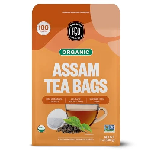 Smart Organic Assam Tea 100 Count Comfortable