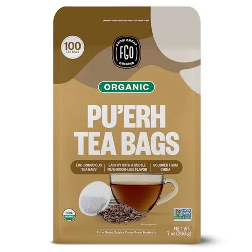 Green Organic Pu’erh Tea 100 Count Breathable