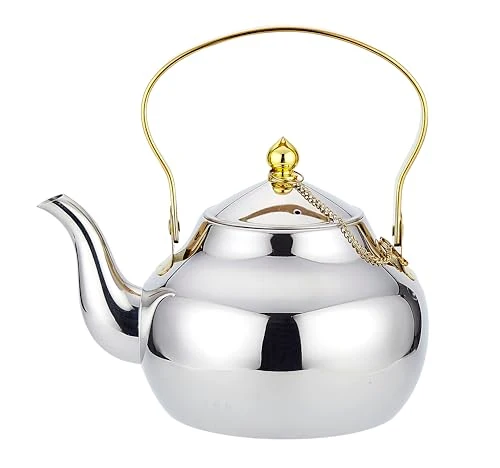 Premium Material 1.6 Quart Stainless Steel Teapot With Infuser Expertly Made