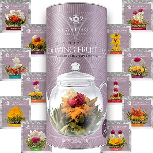 Healthy Fruit Blooming Teas 3.53 Ounce Original