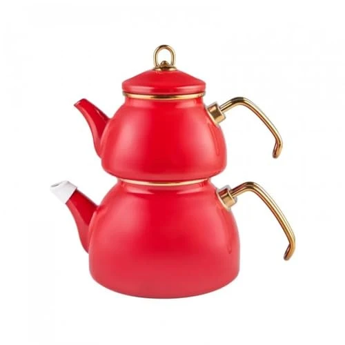 Comfortable Retro Turkish Teapot for Stovetop Top-Quality