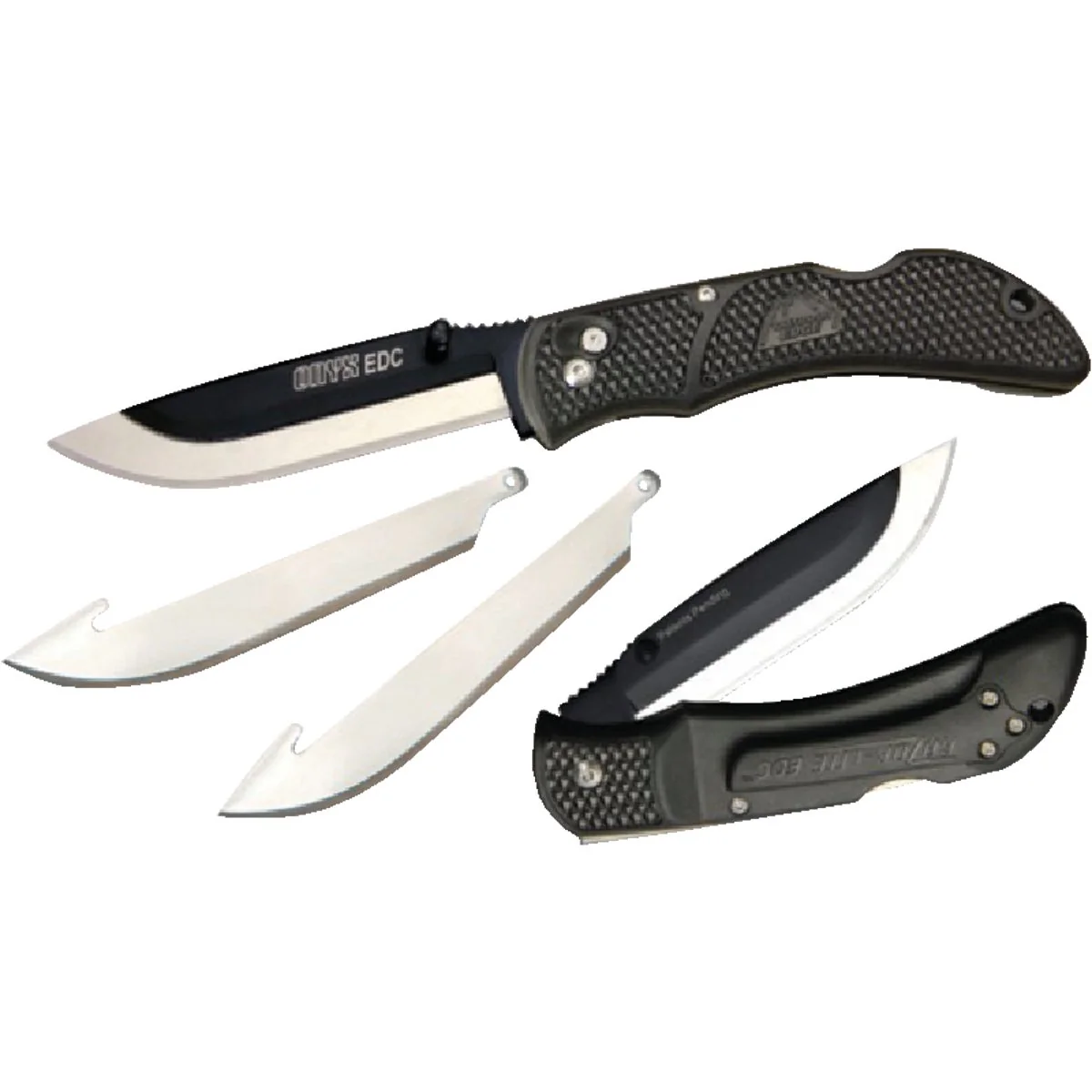 Durable Outdoor Edge Onyx EDC Replaceable Blade 3-1 2 In. Folding Knife Breathable