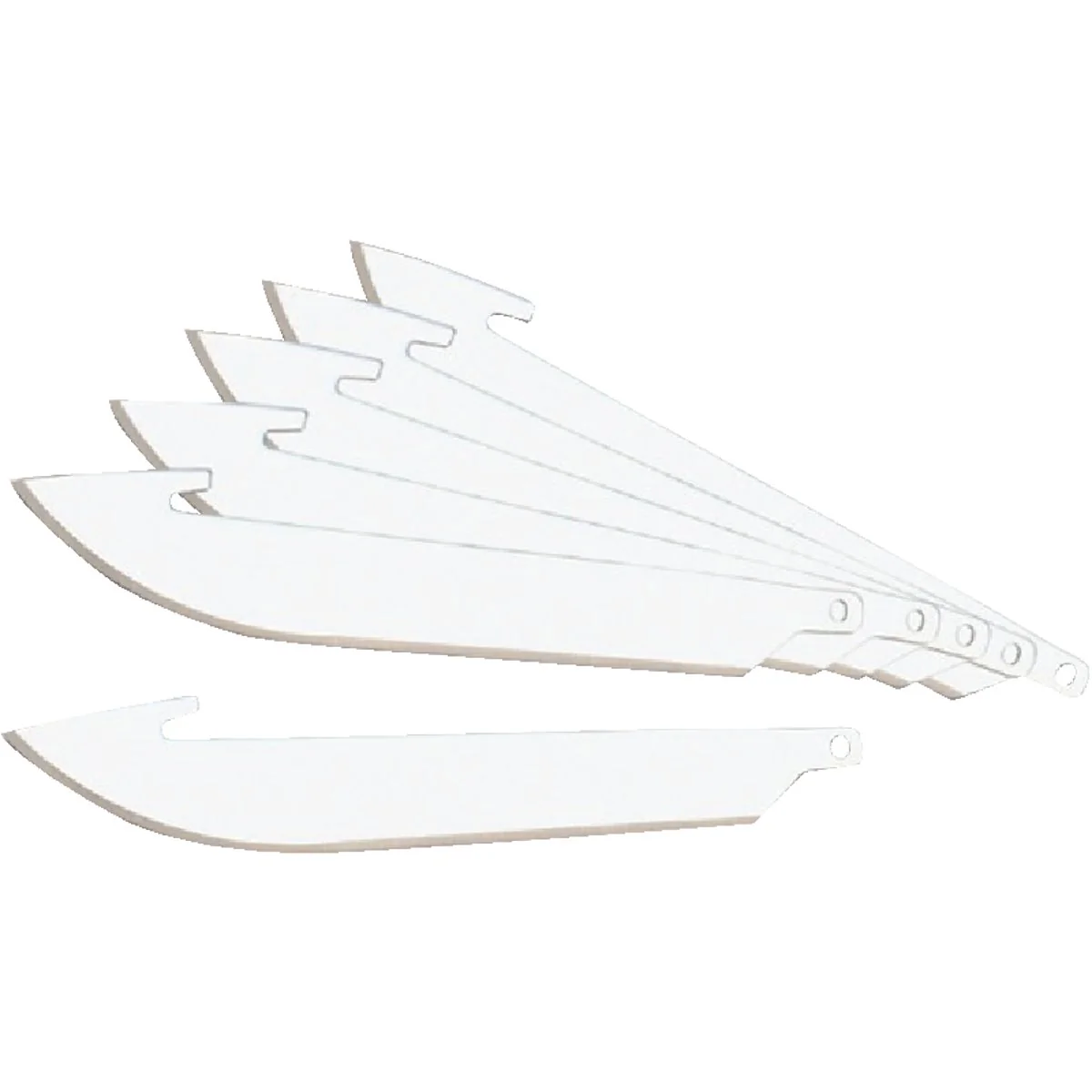Innovative Outdoor Edge Razor-Lite Japanese 420J2 Stainless Steel 3.5 In. Blade 6-Pack Effective