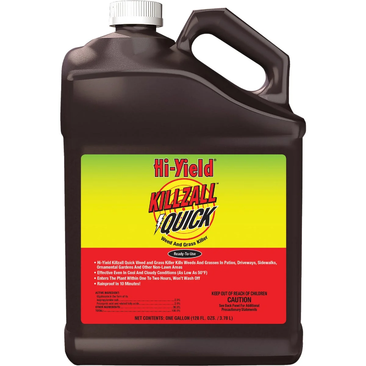 Authentic Hi-Yield Killzall Quick 1 Gal. Ready To Use Weed Grass Killer Advanced
