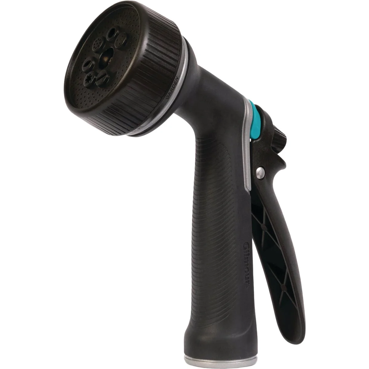 Sophisticated Gilmour Metal Multi 8-Pattern Nozzle Black Green Specialty