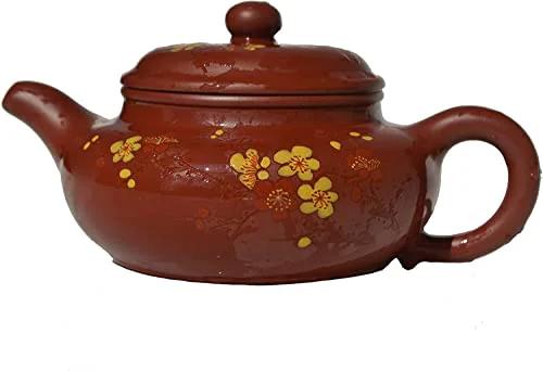 Modern Teapot 8.6oz Chinese Yixing Black Clay Zisha Classics Pot Infusers Tea Green