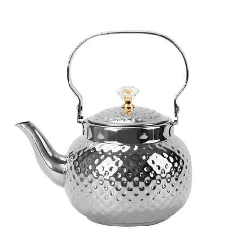 Professional 1.2L Hammered Tea Kettle Stovetop Green