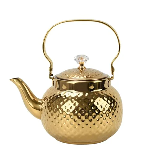 Breathable 1.2L Hammered Tea Kettle Stovetop Versatile
