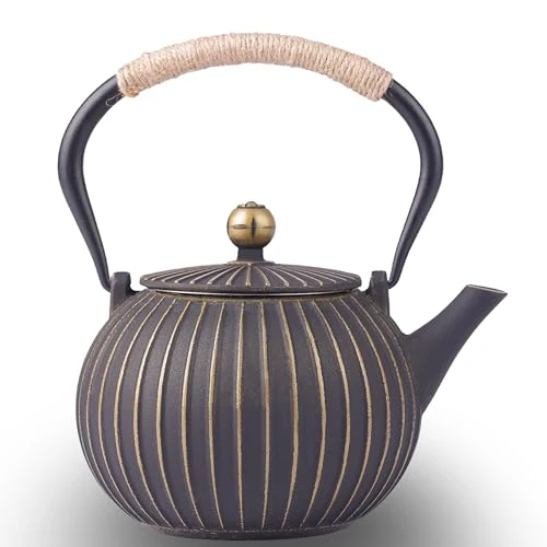 Clean Cast Iron Teapot 40oz Infuser Classic