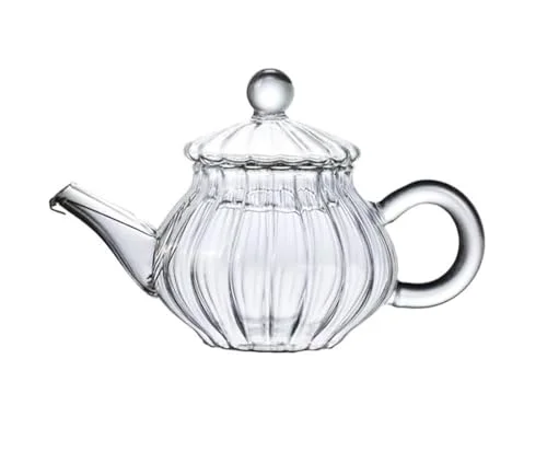 Reliable Mini Tea Pot Glass Teapot Small Tea Kettle for One person use Natural