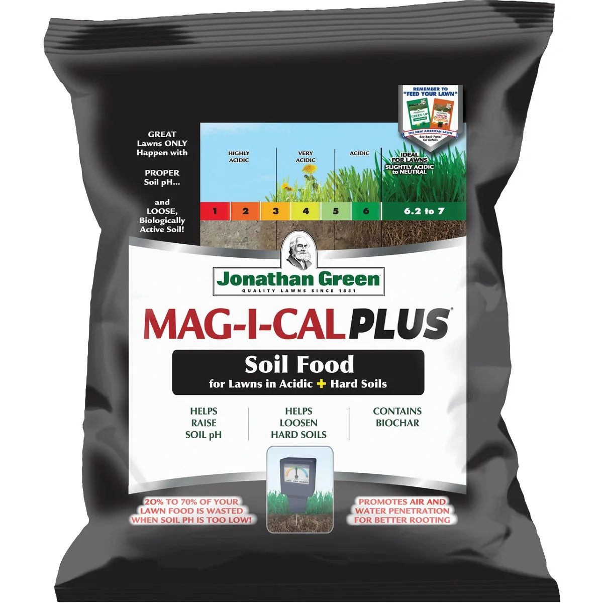 Clean Jonathan Green MAG-I-CAL Plus 18 Lb. 5000 Sq. Ft. 28 Calcium Lawn Fertilizer For Acidic Soil World-Class